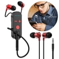thumbnail image 4 of Auriculares Earbud 5.0 Auriculares estéreo manos libres Auriculares para correr Rojo, 4 of 9