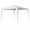 10' x 10' ( No Side), variant on Kadyn Canopy Tent, 10' x 10' Three-sided Waterproof Tent for Parties Garden Pool, Outdoor Canopy Tent with Spiral Tubes, White