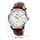 thumbnail image 2 of Relojes Analógicos Correa de Piel Hombre Reloj Business Casual Retro para Viaje de Negocios, 2 of 7