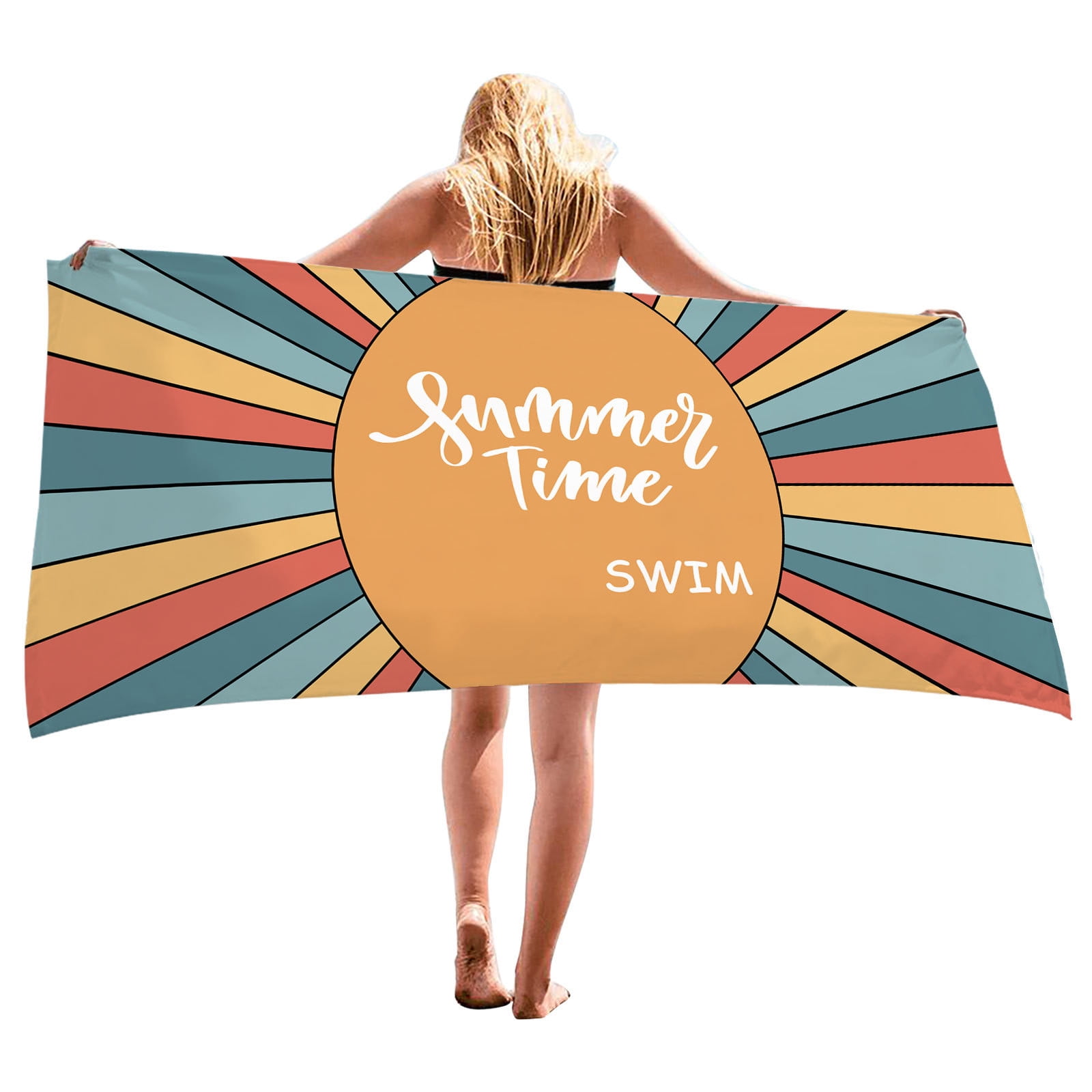 yubnlvae beach towel beach towels for travel quick dry towel for