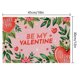 thumbnail image 3 of Juego de 4 manteles individuales para San Valentín, resistentes al calor, con estampado de lino, para una cena romántica a la luz de las velas, 45,7 x 30,5 cm., 3 of 9