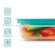 thumbnail image 5 of Recipientes Rubbermaid para almacenamiento de alimentos, 38 piezas, transparentes/azules, 5 of 6