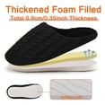 DODOING Men's Slippers Cozy Slip On Memory Foam House Shoes Indoor