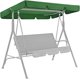 thumbnail image 1 of Cubierta protectora para columpios, cubiertas para columpios de jardín al aire libre, toldo impermeable para exteriores, sombrilla para mecedora de 3 asientos (verde, 195 x 125 x 15 cm), 1 of 5