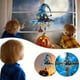 thumbnail image 1 of 2D Acrylic Witch Hat Hanging Decoration Colorful Painted Designs, 1 of 6