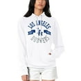 thumbnail image 4 of Women's G-III 4Her by Carl Banks White Los Angeles Dodgers City Graphic Pullover Hoodie, 4 of 5