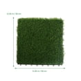 thumbnail image 2 of Miangastore Outdoor Artificial Grass Green Plastic 1Set 11.8X11.8X0.8In, 2 of 8