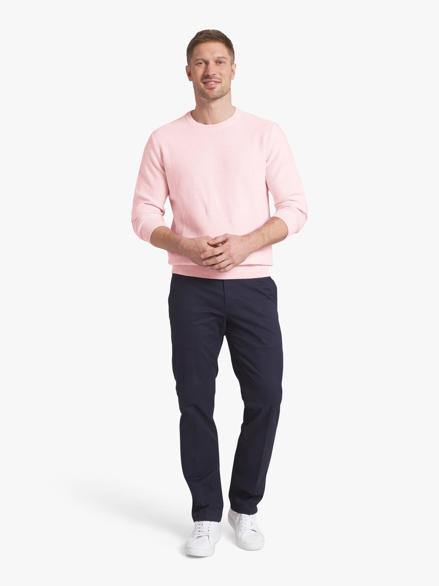 Chaps Men's & Big Men's Long Sleeve Crewneck Sweater, Sizes S-3XL