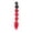 Red, variant on Bubble Braided Ponytail Extension for Women, Wrap Around Synthetic Hair Piece with Leather Cord for Daily Styling(Black,52cm)