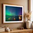 thumbnail image 4 of Outer Harbor Aurora - Rockport Massachusetts Photography Oak Framed Wall Art Print 20 x 30 inches, 4 of 6