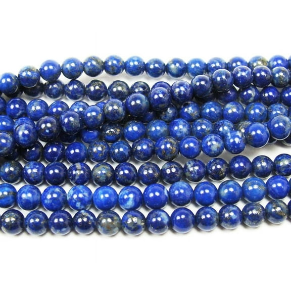 3.5-4mm Natural Lapis Round Beads For Jewelry Making