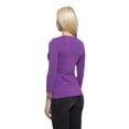 thumbnail image 2 of Womens Three Quarter Sleeve Blouse Casual Wear, XXL, Pale Purple, by Ambesonne, 2 of 4