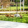 thumbnail image 5 of 16.5 "L x 12.6 "W, No-Dig Fence, Decorative Garden Fence, Rustproof Metal Fence (10 pcs), 5 of 8