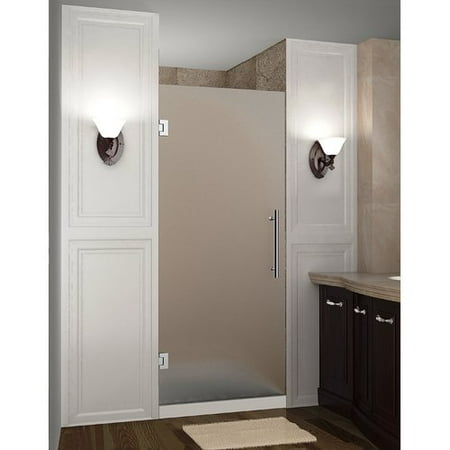 Aston Cascadia 26 X 72 Hinged Frameless Shower Door Walmart Com