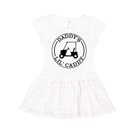 

Inktastic Daddy s Lil Caddy Gift Toddler Girl Dress