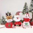 thumbnail image 2 of 3pcs Christmas Decorations Candy Bag Knit Dolls Fabric Gift Bags Party Favor, 2 of 5