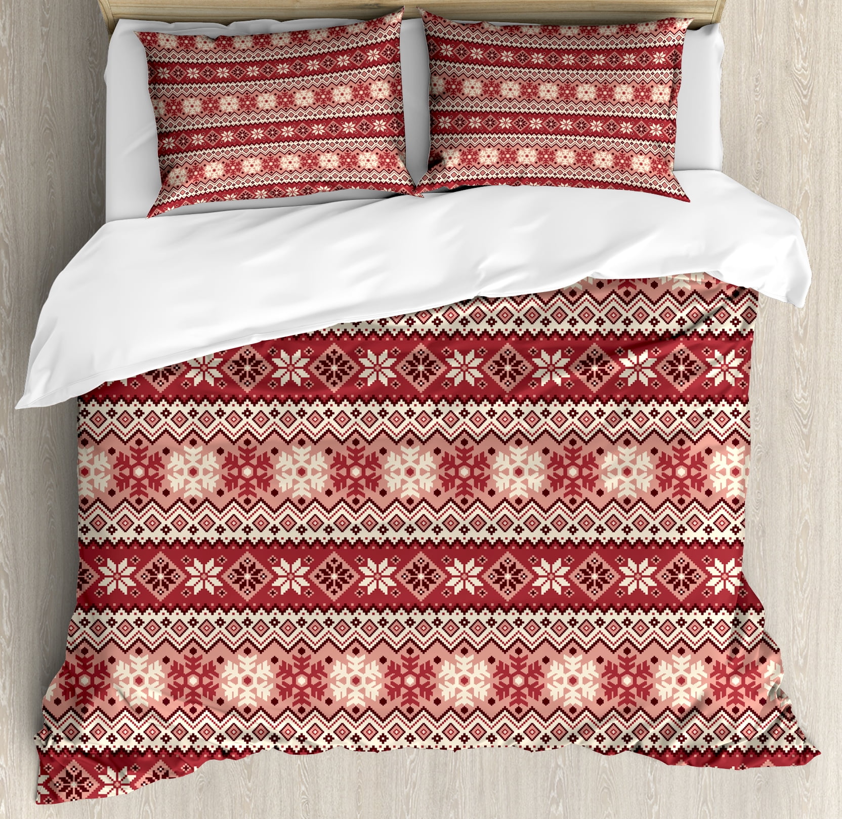 Nordic Duvet Cover Set, Ancestral Classic Scandinavian Geometric
