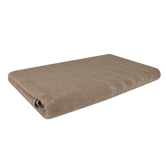 Just Linen Luxury Hotel & Spa Collection 100% Cotton Super Absorbent Bath Sheet 36 X 72 Inches Sand Color