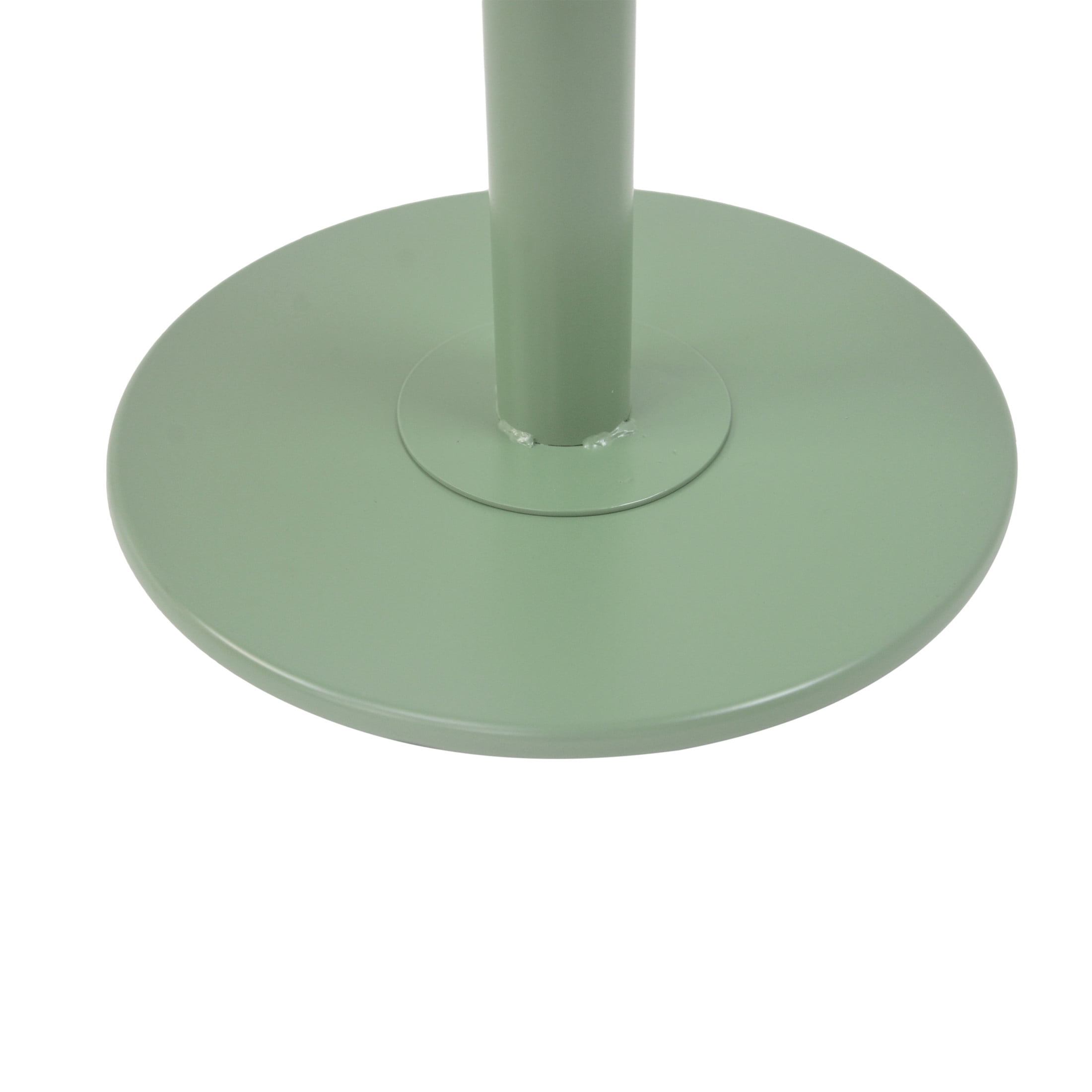 Christopher Knight Home 3-Piece Modern Outdoor Patio Iron Bistro Set with Round Table, Matte Green