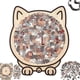 thumbnail image 1 of 135-Piece Morandi-Colored Cat Shaped Wooden Jigsaw Puzzle, Bonitas Rompecabezas de Madera en Forma de Gato, Animales Rompecabezas para Adultos y Niños, Regalos, 1 of 3