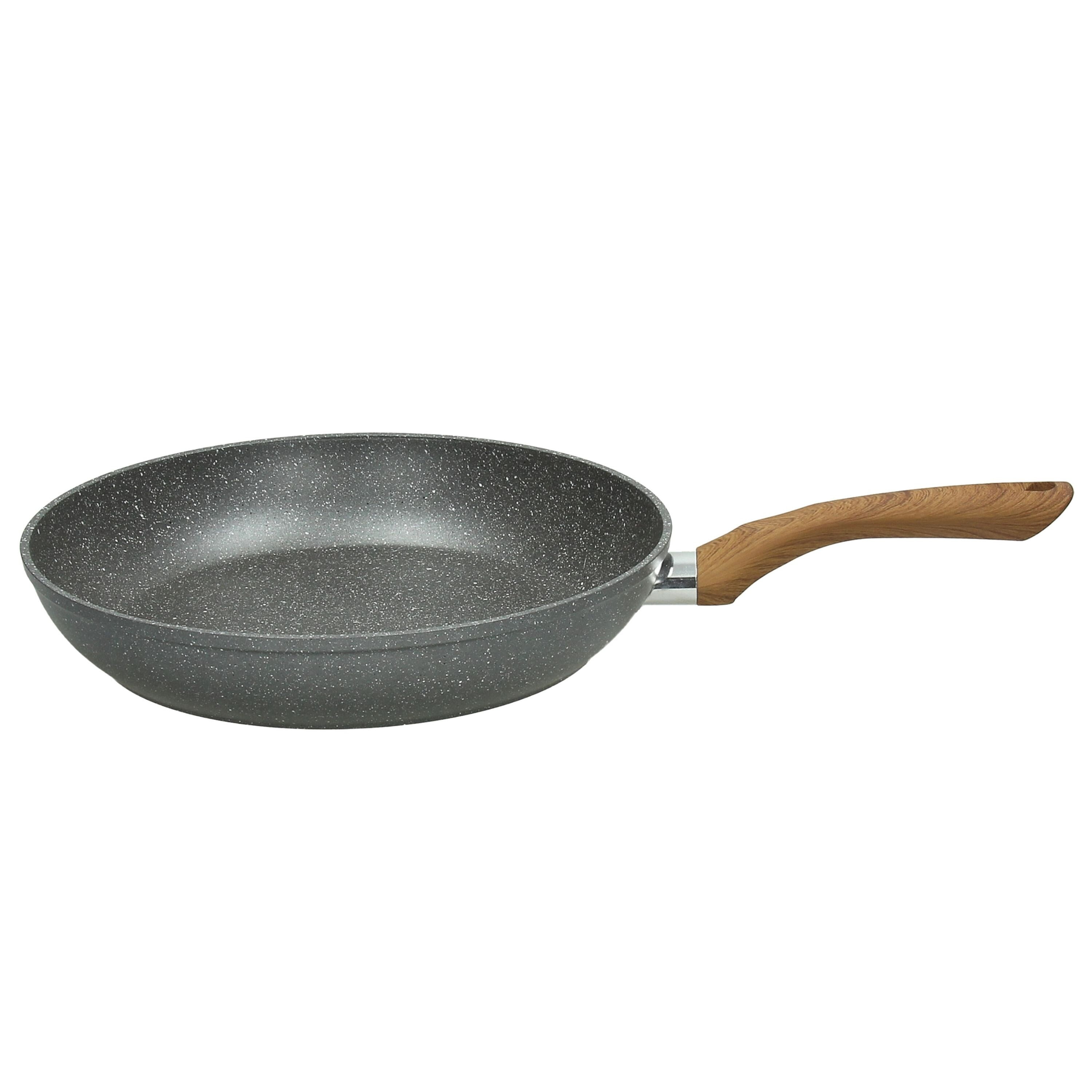 WOODSTONE Skillet Frying Pan Big 12” Natural Elements Heavy Duty Nonstick  New