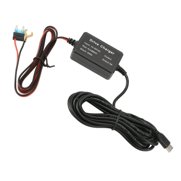 Dash Cam Hardwire Kit, Overcurrent 3.2 M Length Dash Cam Power Cord 12