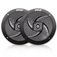thumbnail image 1 of Altavoces marinos Pyle PLMRS4B de 10 cm, 2 vías, 100 W, resistentes al agua, 1 of 7