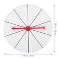 thumbnail image 5 of CIMAXIC 1 Ensemble de Roue de Prix Suspendue Roue de Prix Rotative Roue de Fortune pour Enfants Cadeau pour Enfants, 7.48"X7.48"X0.2", 5 of 5