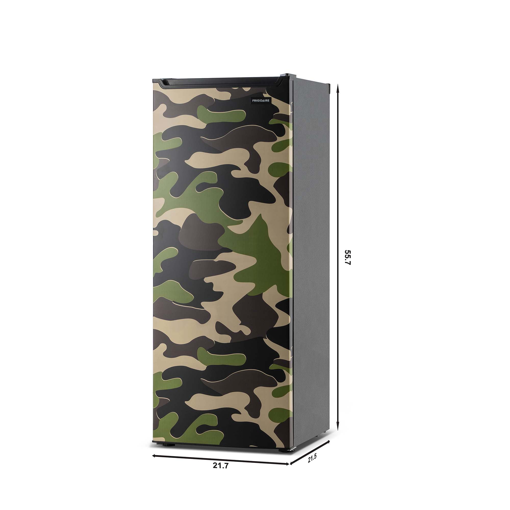 Frigidaire 6.5 Cu. ft. Convertible Upright Freezer/Refrigerator, Garage-Ready Deep Freezer for Home, Cabin & RV, Hunting Camo Print
