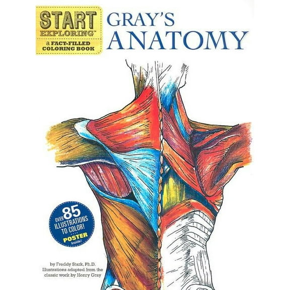 Start Exploring (Coloring Books) Gray's Anatomy: A Fact-Filled Coloring Book, (Paperback)