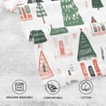 thumbnail image 5 of Yayeee 100% Cotton Hand Towels for Bathroom 16" x 28" Soft Absorbent Kitchen Towel, Orange Christmas House, 5 of 7