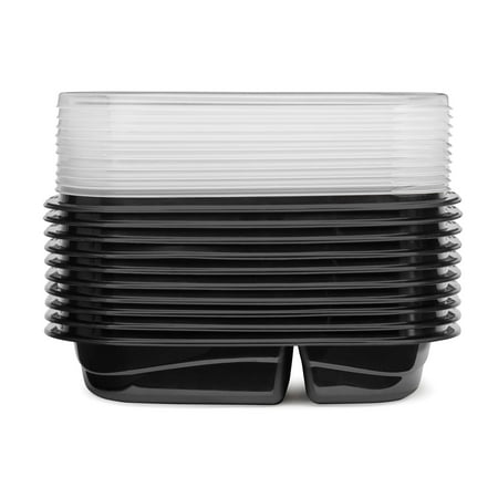 Rubbermaid 20pc TakeAlongs Meal Prep Divided Rectangle Containers Set