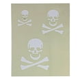 thumbnail image 2 of Skull Stencil 14 Mil- 2", 3", 4" -1 Sheet-Painting /Crafts/ Templates, 2 of 3