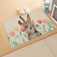 thumbnail image 4 of TIELUTT Easter Bunny Carpet Kitchen Floor 40*60cm Comfort Blanket Carpet Scraps 9x10 Area Rugs for Living Room Area Rug for Bedroom Living Room Blankets Fall, 4 of 8