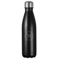 thumbnail image 3 of Visol  Marina Black Matte Insulated Water Bottle 16oz with Engraved Initial, 3 of 4