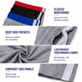 thumbnail image 5 of Boys' Active Shorts - 4 Pack Athletic Performance Gym Shorts (8-18), 5 of 7