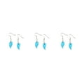 thumbnail image 3 of pitrice 1 Pair Pearl Earring Ear Stud Fashion Jewelry Fashionable Workmanship Exquisite Beautiful Rustproof Crystal Women Pendent Type 10 3Set, 3 of 6