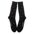 thumbnail image 2 of SummerTies Octopus Mens Dress Socks - Red on Navy, 2 of 2