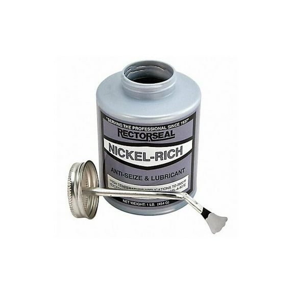 RectorSeal 73831, Brush-Top Can Nickel, Silver Gen Purp Anti-Seize Industrial Sealant, 16 oz