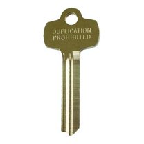 Best Key Blank, Type Q,Brass 1A1Q1KS208KS800