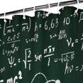 thumbnail image 3 of Math Equations Physics Icons Green Pattern Shower Curtain 36"x72" ,Bathroom Decorative Shower Curtains Set with 12 Hooks,Modern Waterproof Washable Shower Curtain, 3 of 6