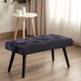 thumbnail image 4 of Psesaysky Purple Camo Deer Print Dining Bench Covers, Anti Scratch Rectangle Bench Seat Slipcover Dust Proof Polyester Spandex Rectangular Long Bench Cover for Living Room, 4 of 9