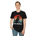 thumbnail image 5 of Funny Social Distancing Cat Sunset Men Women T-shirt, 5 of 7