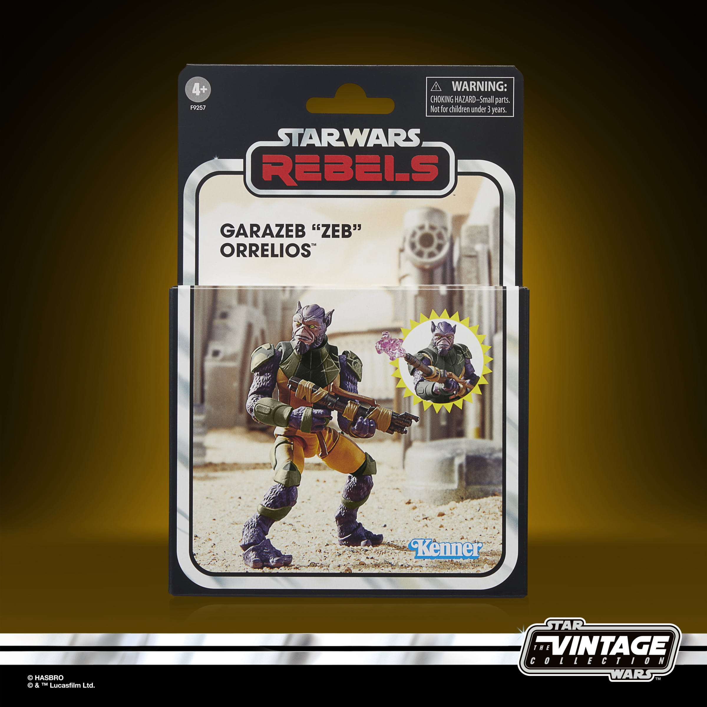 Star Wars, Action Figure, Zeb Orrelios, 3.75-inch-scale