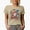 Tan, variant on Calm Your Mitts Pun with Retro Baseball Gloves Art Merch Gift, Heather Grey T-Shirt, Large