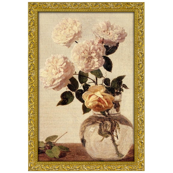 FJXMFRAME 11x17 Picture Frame Gold Vintage Antique Wood for Wall Display