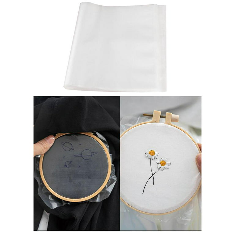2pcs Water Soluble Stabilizer Embroidery Stick And Stitch Embroidery Paper  Tear Away Embroidery Stabilizers With Flower Patterns - AliExpress