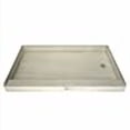 thumbnail image 3 of Tile Redi USA3760R-PVC Base Shower Pan, 60" W x 37" D, Polished Chrome, 3 of 4