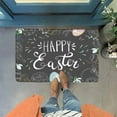 thumbnail image 5 of Beautynvta Easter Door Mat, Easter Welcome Doormat Happy Easter Eggs Non-Slip Front Doormat for Indoor Home Decoration, Rabbit Welcome Doormat for Front Door, 15.74 X 23.62 Inch, 5 of 8