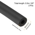 thumbnail image 2 of 2pcs Pipe Insulation Foam Tube 8mm(5/16") ID 16mm OD 20" Heat Preservation for Handle Grip Support,Black, 2 of 7